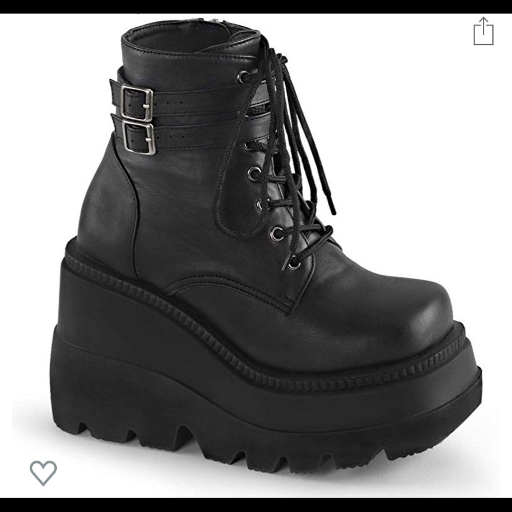 Demonia Technopagan Boots worn ONCE